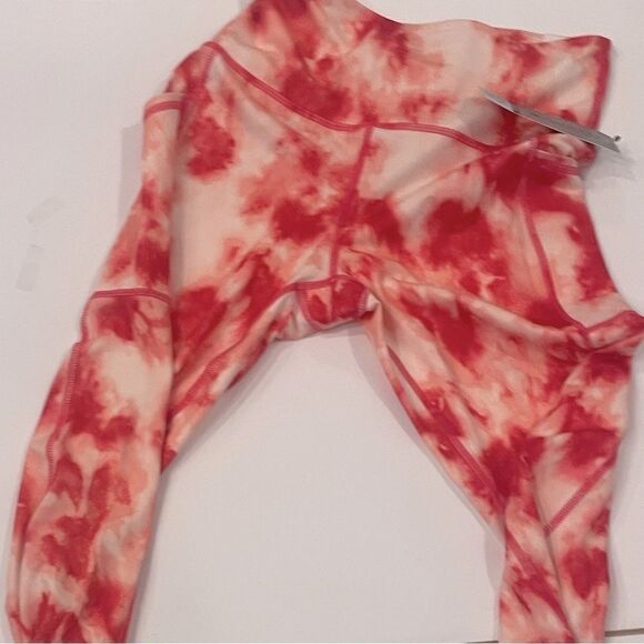 Ideology Womens Activewear Leggings Size Medium Pink 7/8 Length High Rise New - Picture 3 of 7